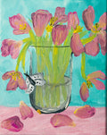Fuchsia Falling Print